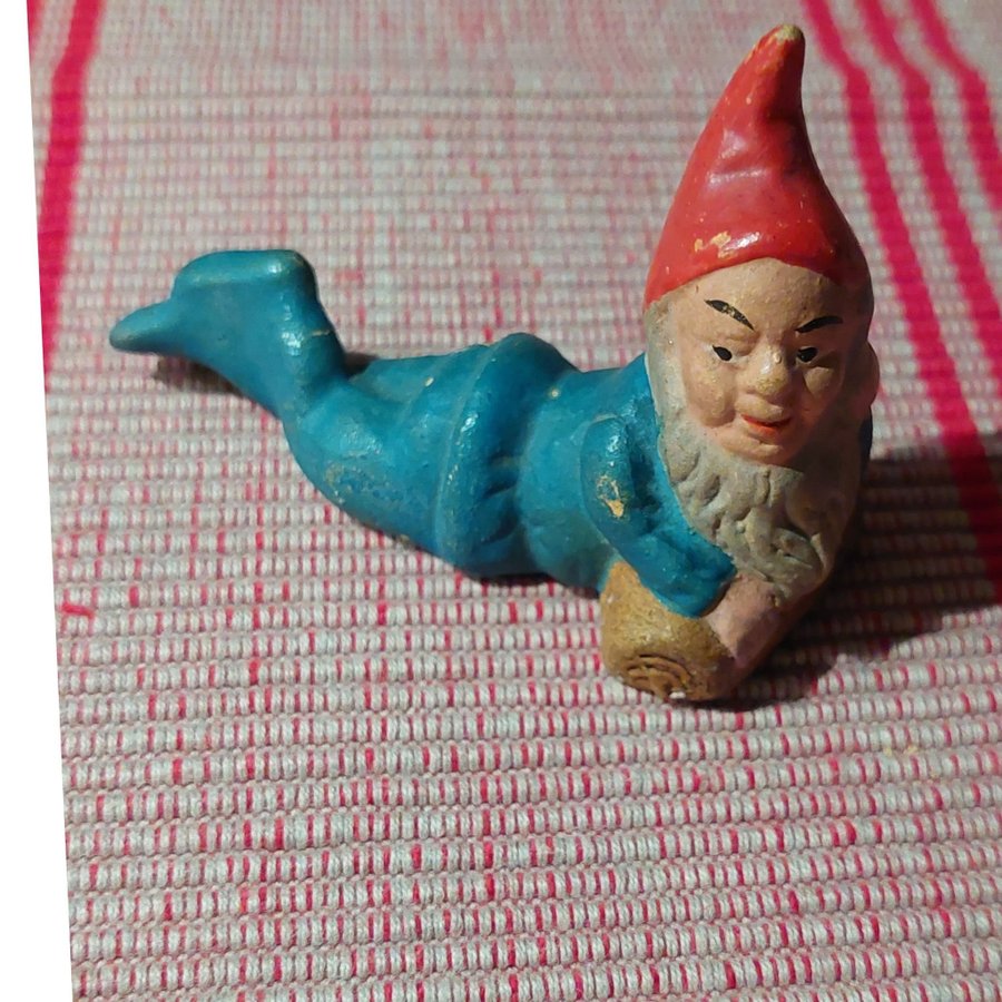 Gammal Antik Tomte Tidigt 1900-Tal