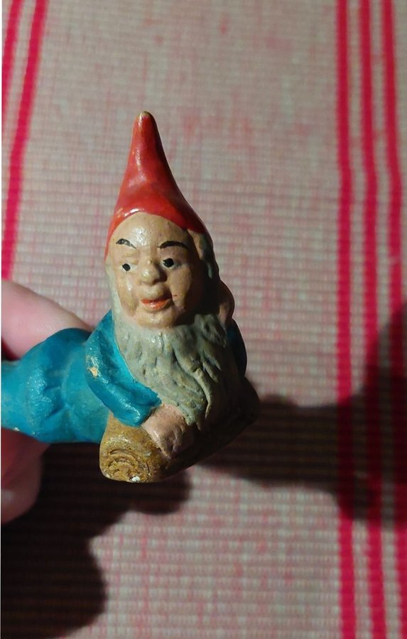 Gammal Antik Tomte Tidigt 1900-Tal