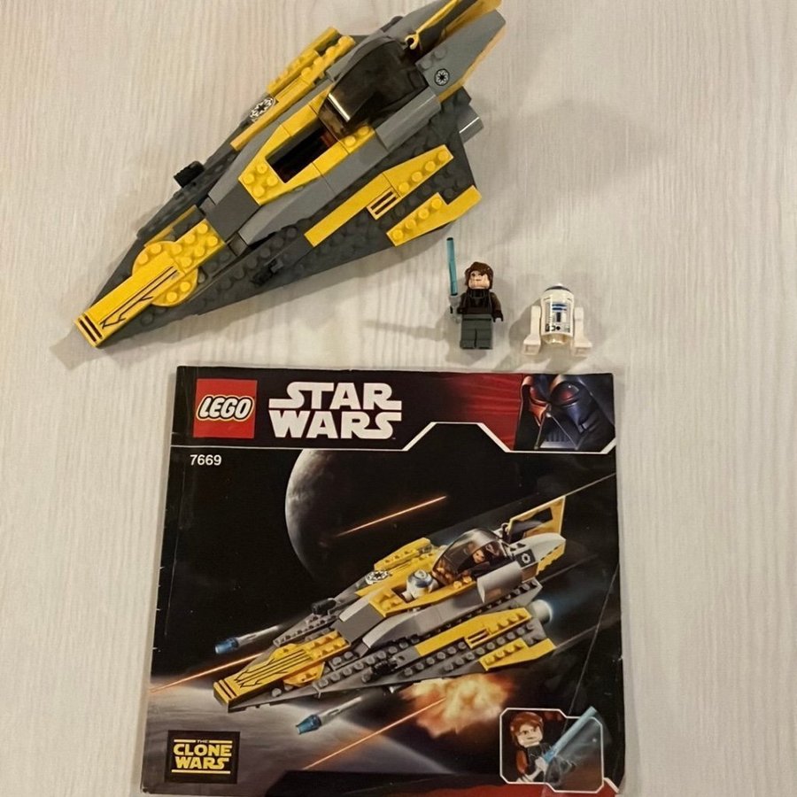 Lego Star Wars Anakins Jedi Starfighter, 7669