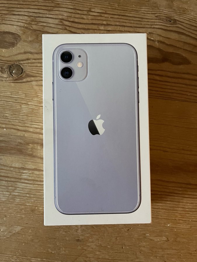 iPhone 11 Purple 128 GB - skadad skärm