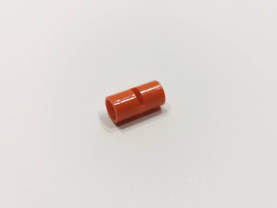 Lego - technic - pin connector - 2L - part 62462 - röd