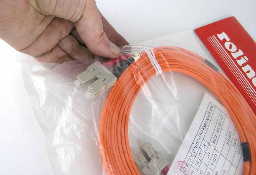 BLACK WEEK 5m Fiber Patch Kabel SC-SC Duplex Multimode 62.5/125 um fiberkabel