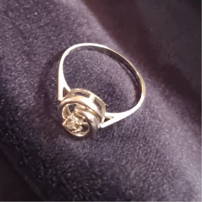 18k vitguld ring