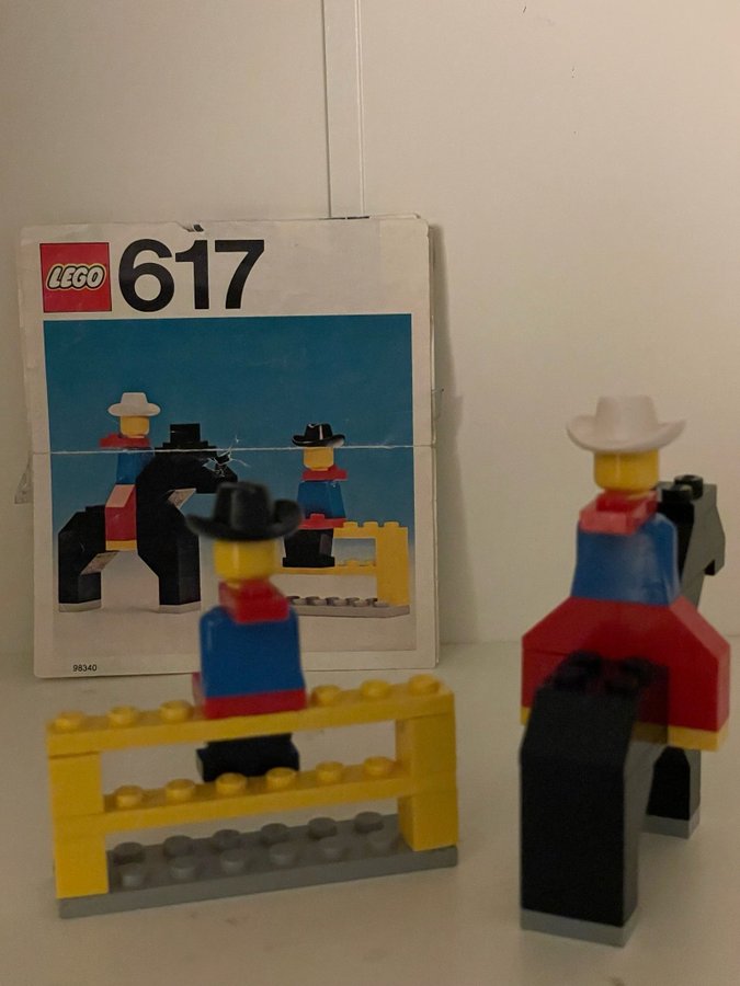 Lego 617 cowboy häst retro