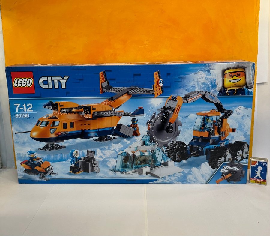 LEGO- 60196 City försörjningsflygplan för Arktiskår 2018( oanvänt )