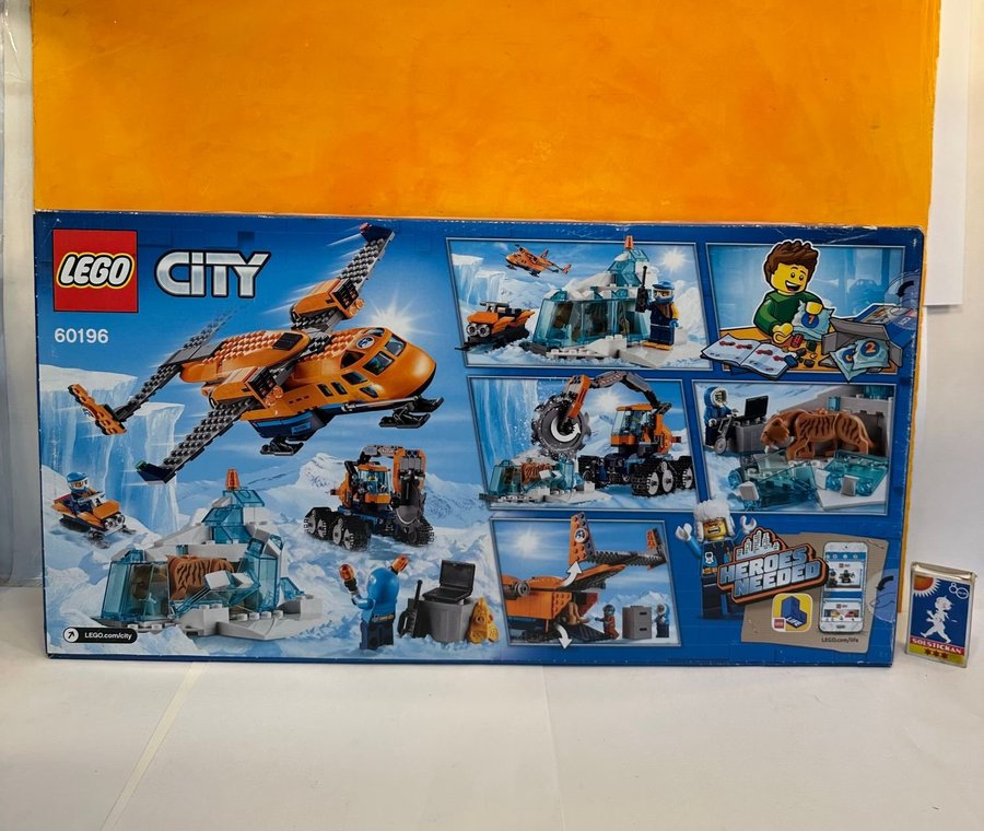 LEGO- 60196 City försörjningsflygplan för Arktiskår 2018( oanvänt )