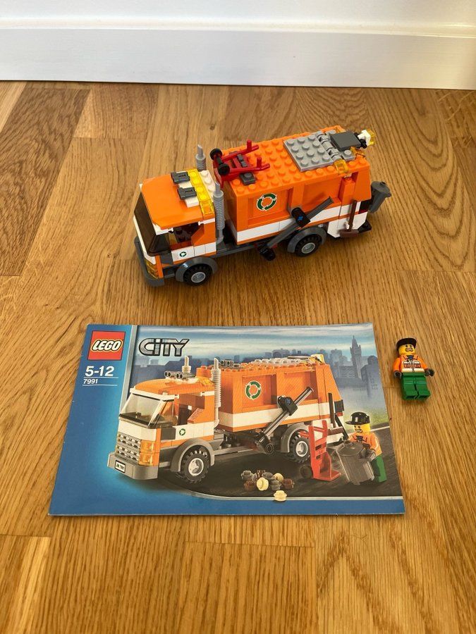 Lego City- Recycle Truck (7991) - 100% komplett