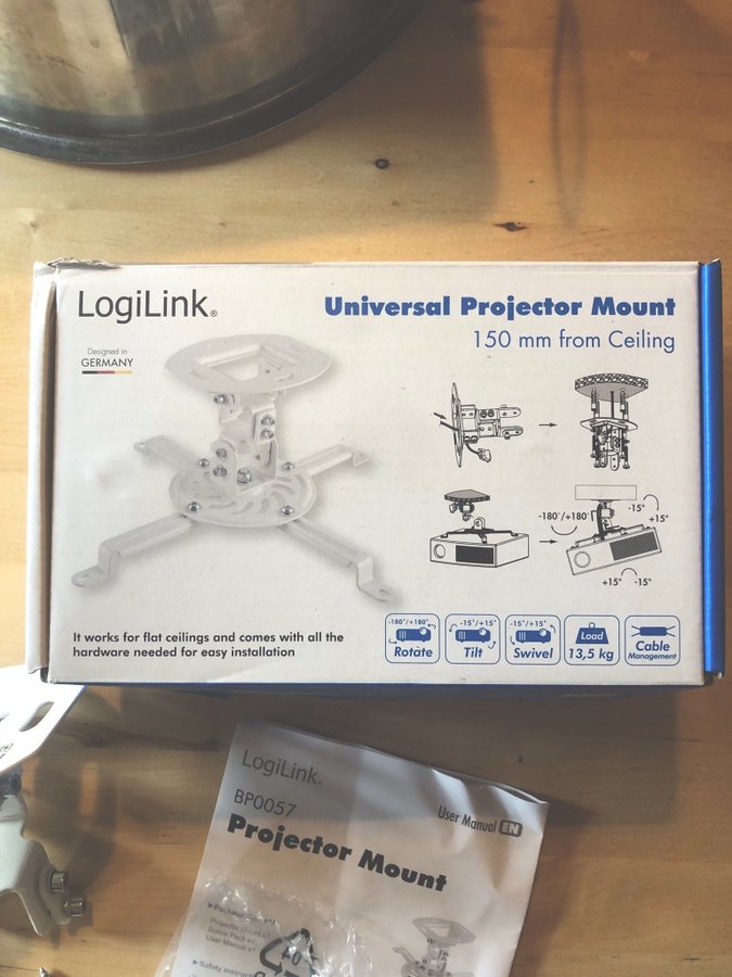 LogiLink, universal takfäste projektor, projector mount