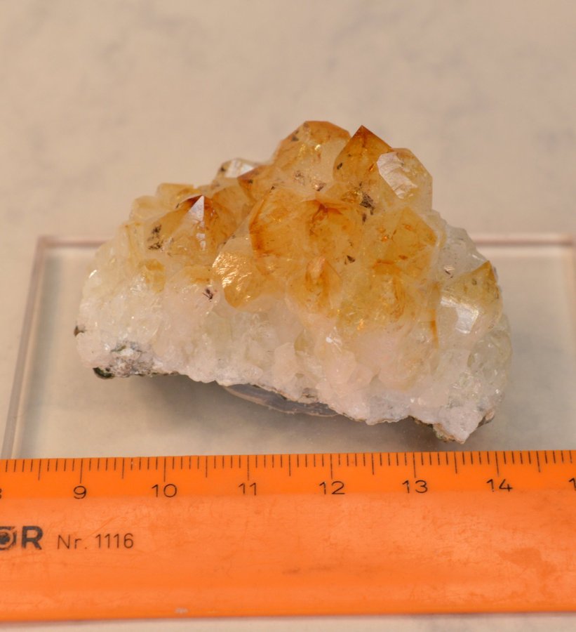 Citrin (Citrine of (burnt amethyst)