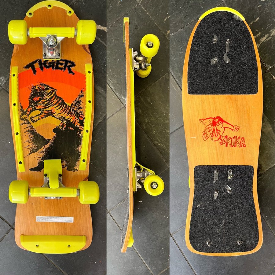 Vintage skateboard oanvänd