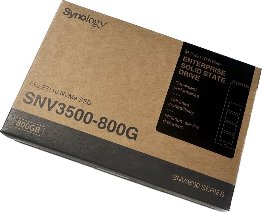 NY Äkta Synology SSD M2 800GB SNV3500-800G NVMe 22110 GB