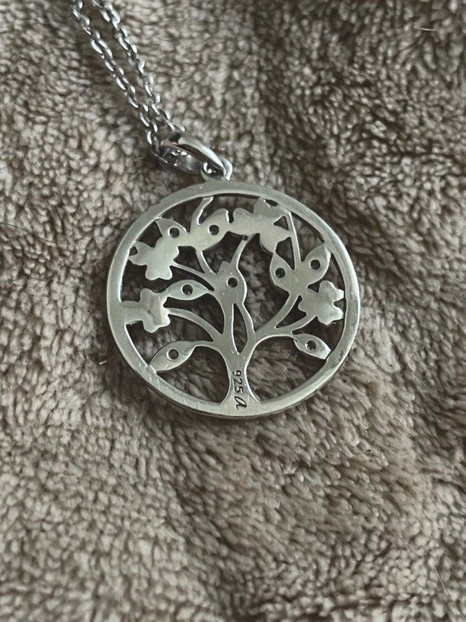 Silver halsband 925 tree of life