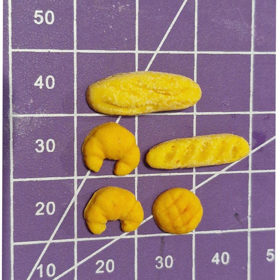 (5st) Miniatyrer bröd till Lundby