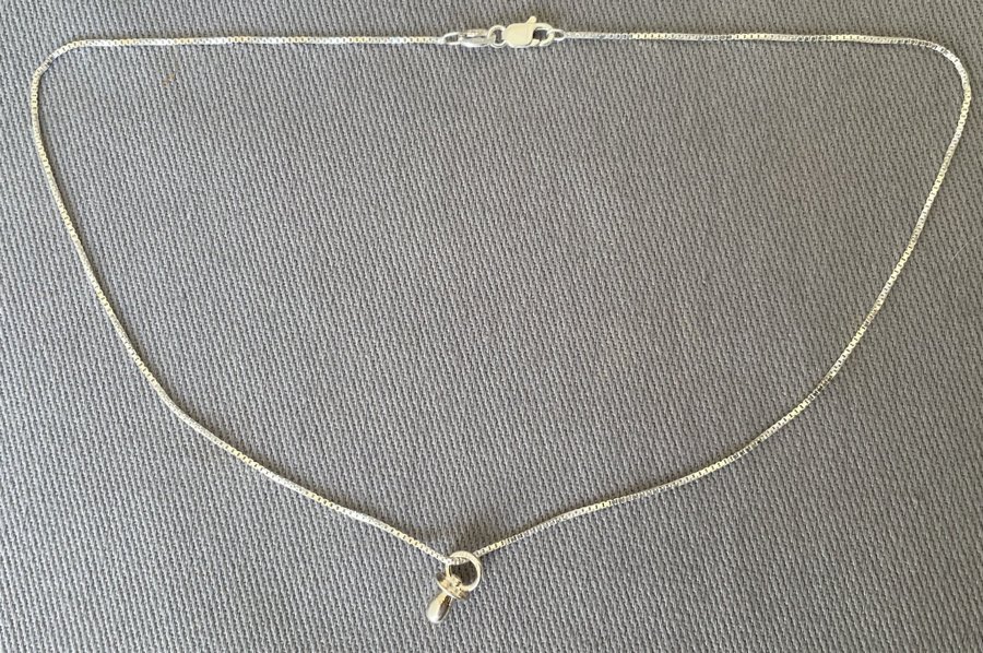 Silverhalsband med hänge Stämplad 925