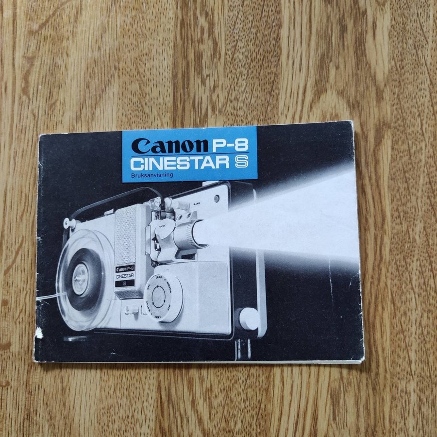 Canon P-8 Cinestar S Bruksanvisning