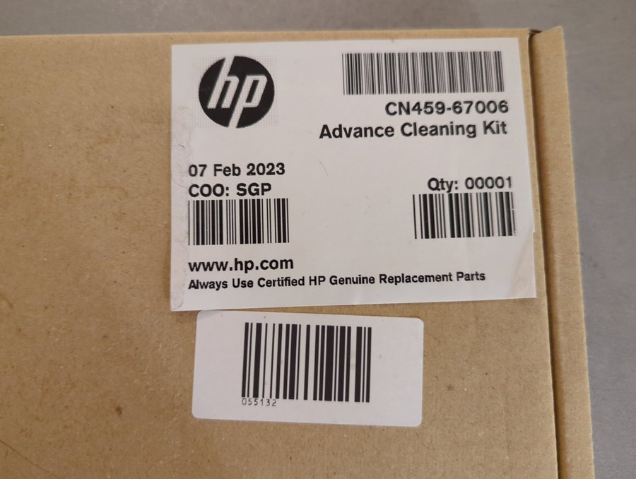 HP Advance Cleaning Kit CN459-67006, nyligen inköpt.