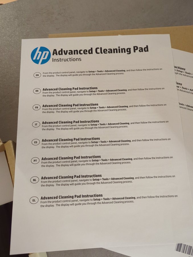 HP Advance Cleaning Kit CN459-67006, nyligen inköpt.