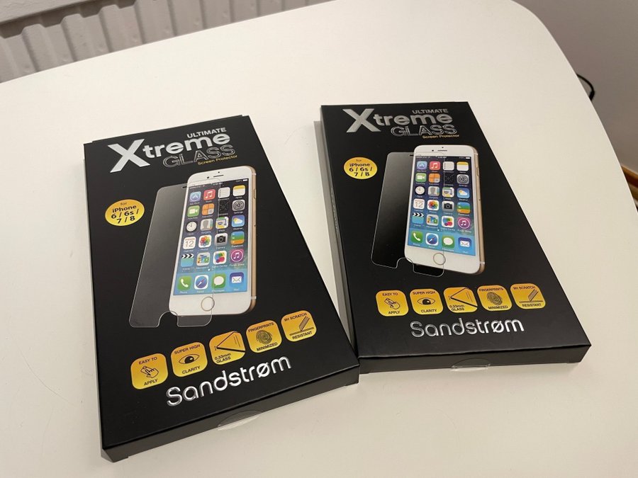 2 X Sandstrøm Ultimate Xtreme Glass Skärmskydd iPhone 6/7/8/SE Gen 2 3 Sandström