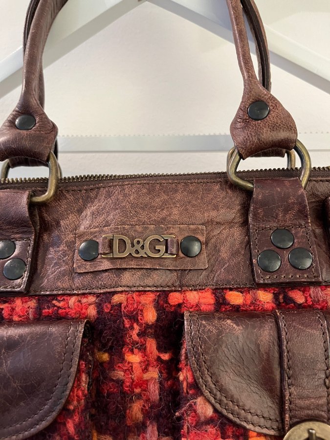 Vintage tweed DG bag