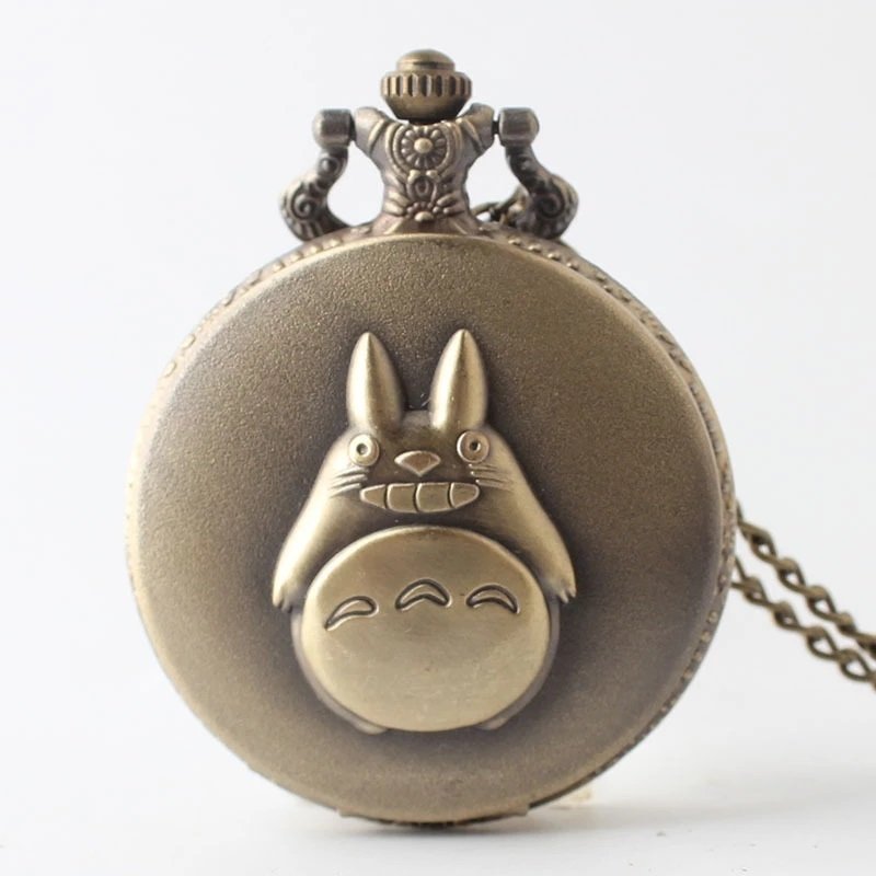 Anime my neighbour Totoro pocket watch Fickur klocka med kedja