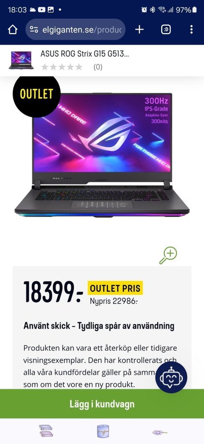 ASUS ROG Strix G15 G513