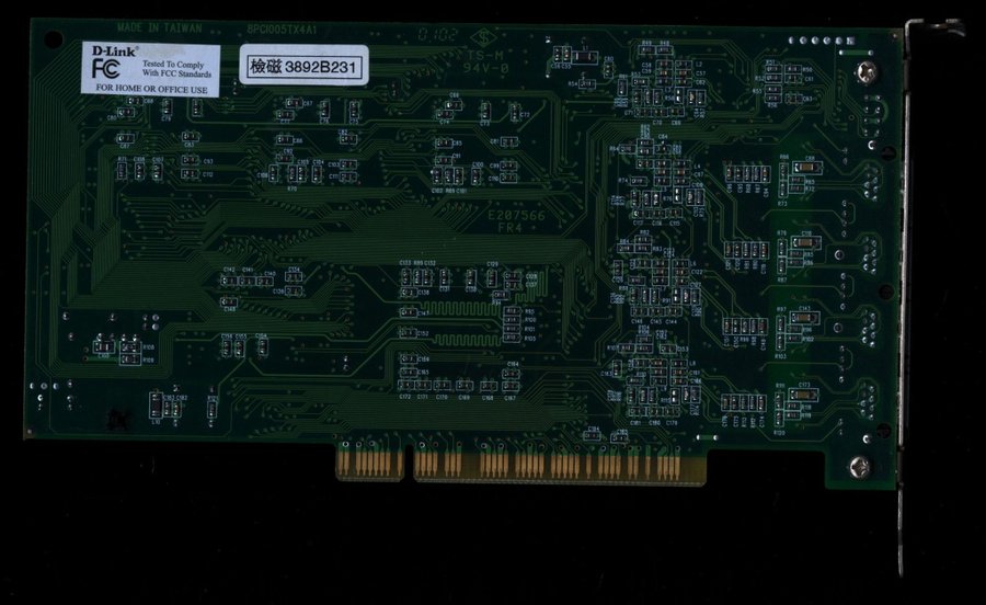 PCI D-Link DFE-570TX 4-portars nätverkskort 10/100 MBit