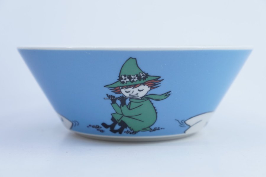 Muminskål Snusmumriken, blå / Moomin Bowl Snufkin