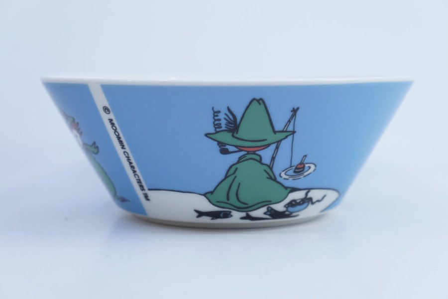 Muminskål Snusmumriken, blå / Moomin Bowl Snufkin