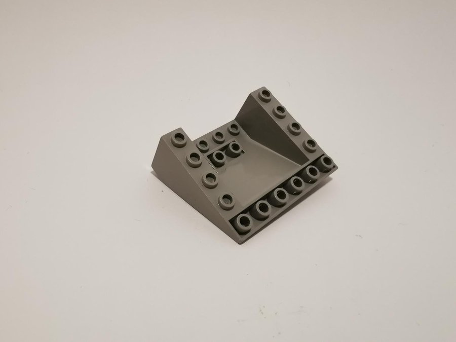 Lego - space - underdel - 5x6x2 - part 4228 - ljusgrå (old light gray)