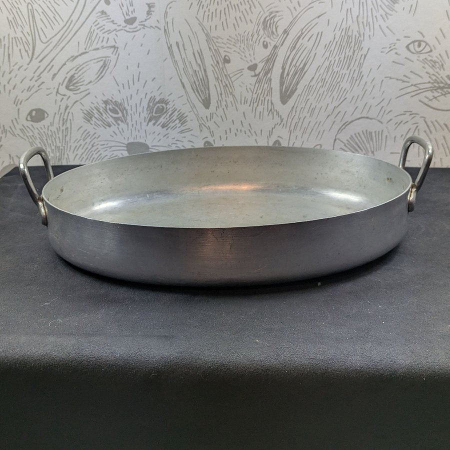 Tournus France oval bakplåt, ovenform, metall