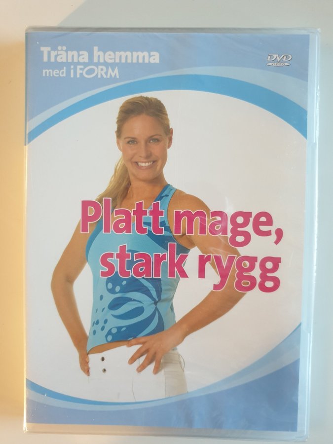 DVD för att träna till platt mage och stark rygg