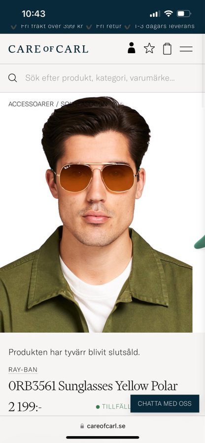 Rayban Aviators ORB3561