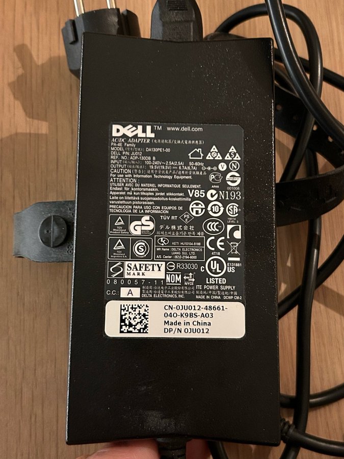 Dell 130w originalladdare