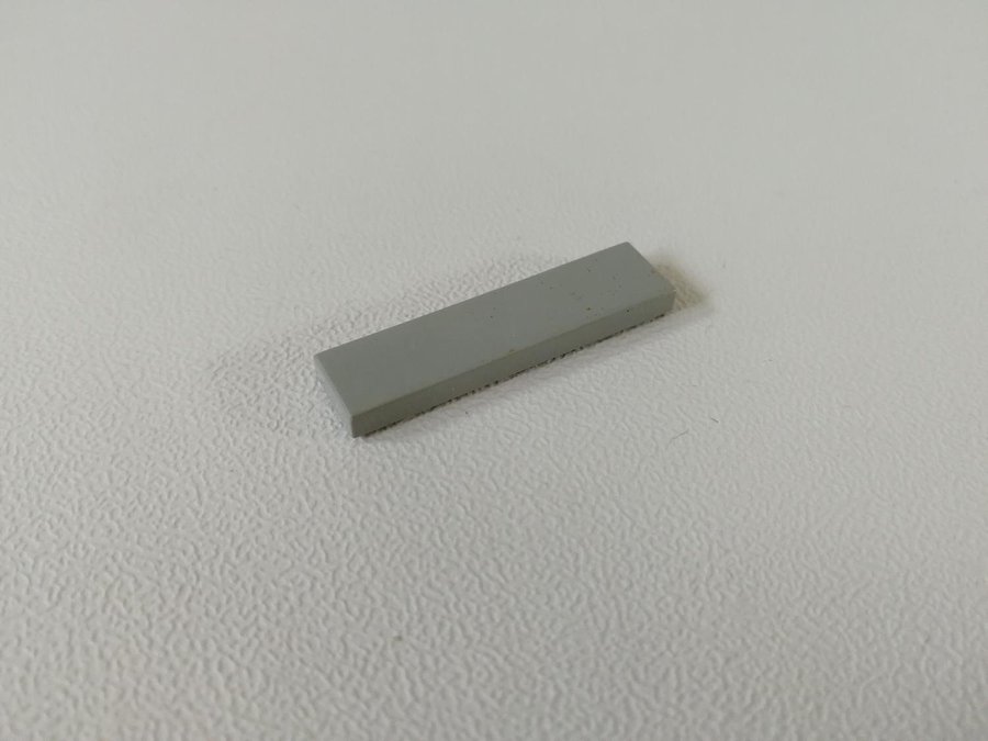 Lego - tile - slät - bas - 1x4 - part 2431 - ljusgrå (old light gray)