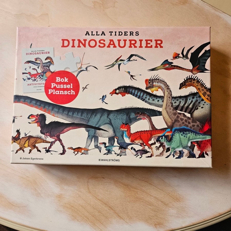 Pussel och pysselbok - Alla Tiders Dinosaurier