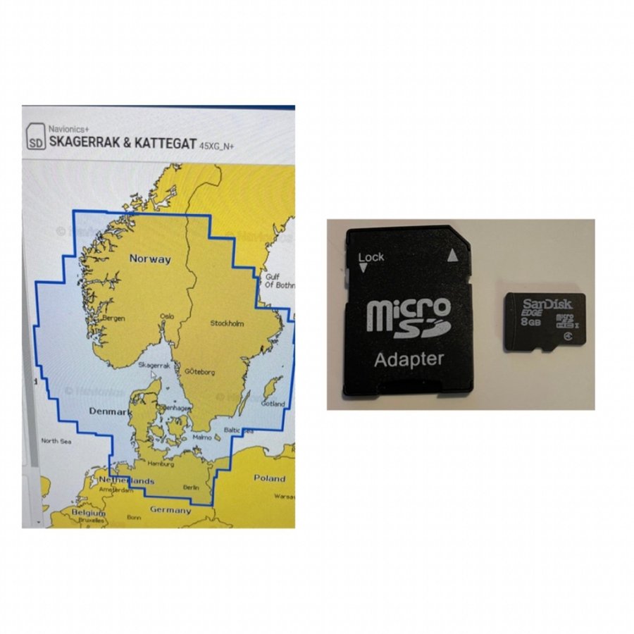 Navionics Skagerrak  Kattegat 45XG_G+ 2020 Version