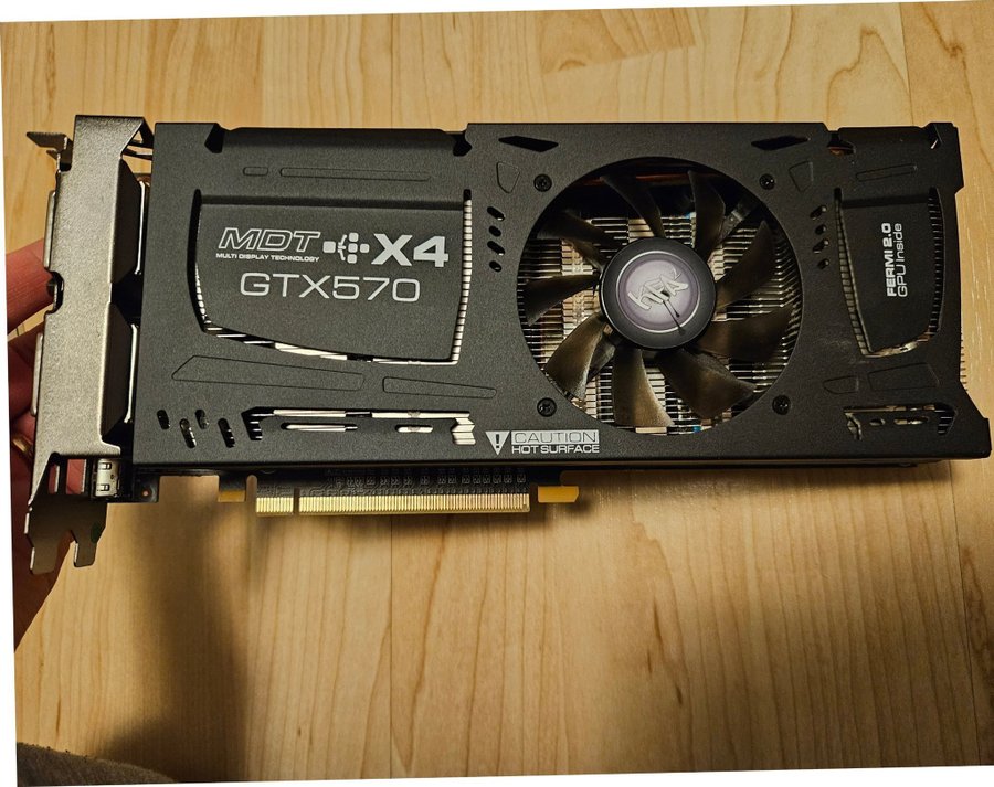 MDT GTX 570 Grafikkort 1GB