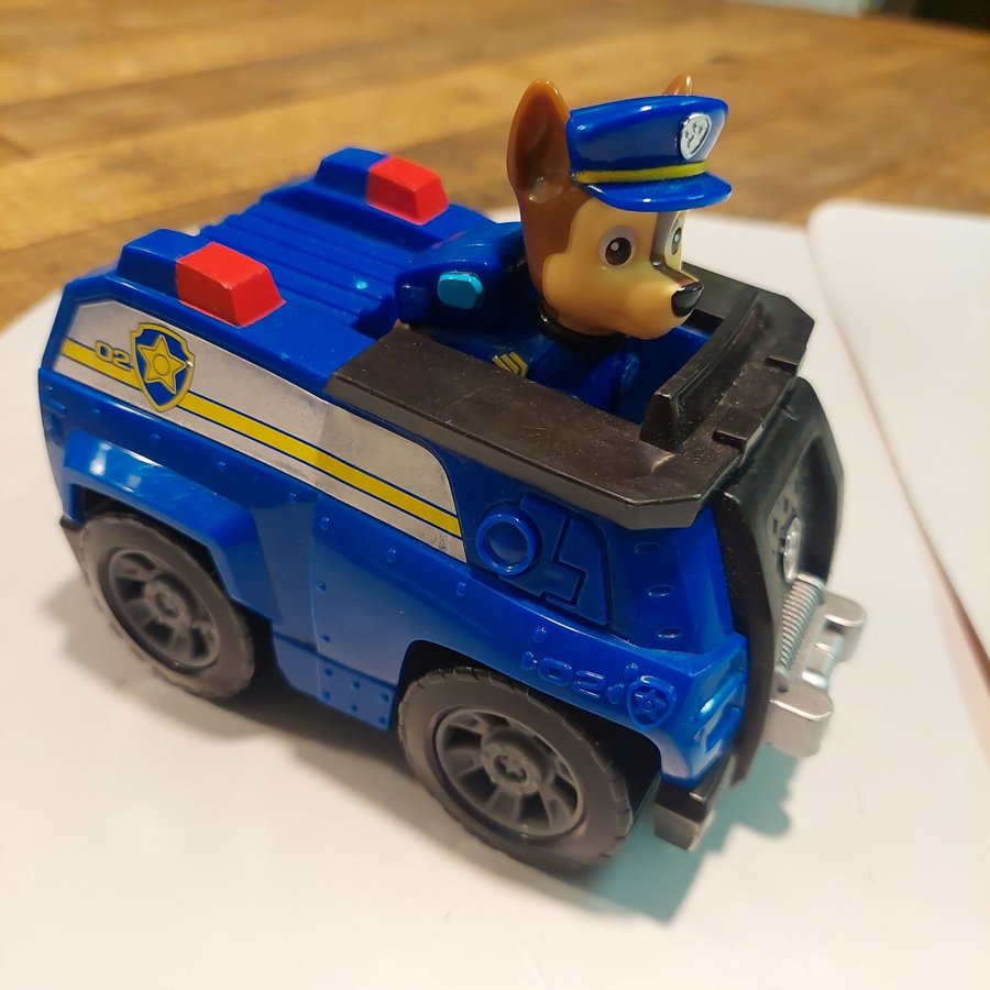 Paw Patrol Chase bil med figur