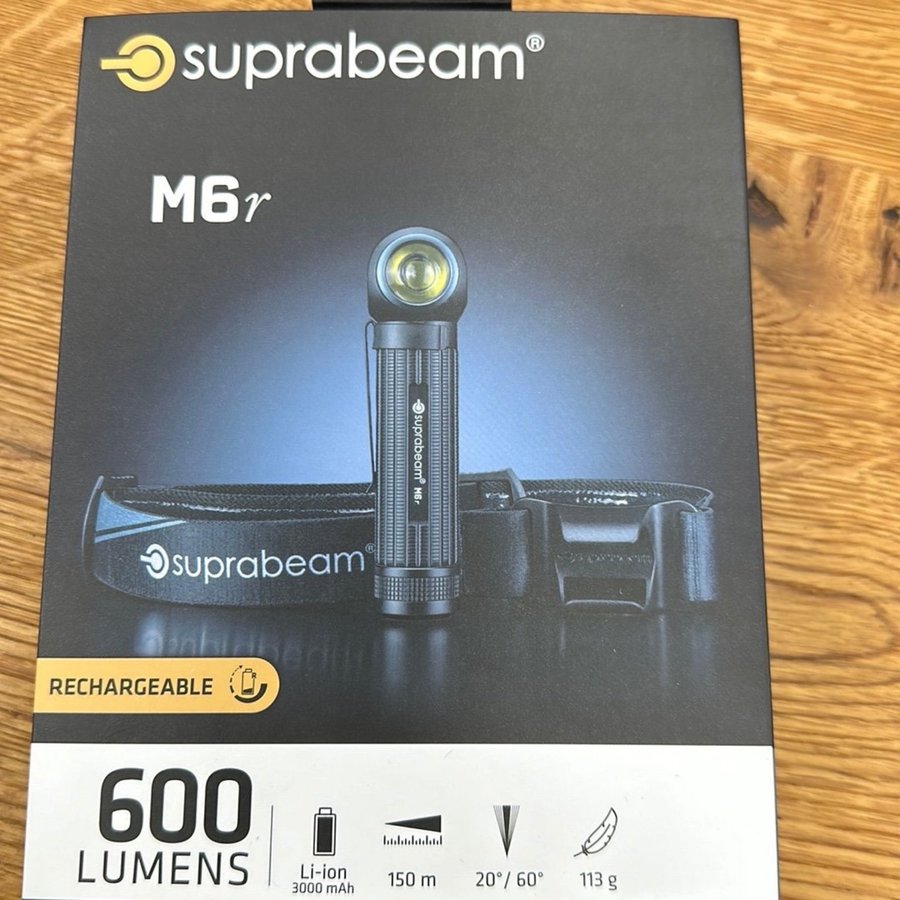 Suprabeam M6r Huvudlampa