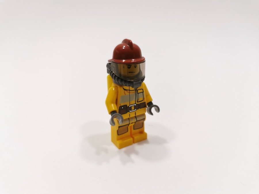 Lego - minifigur - city - brandman - rökdykare