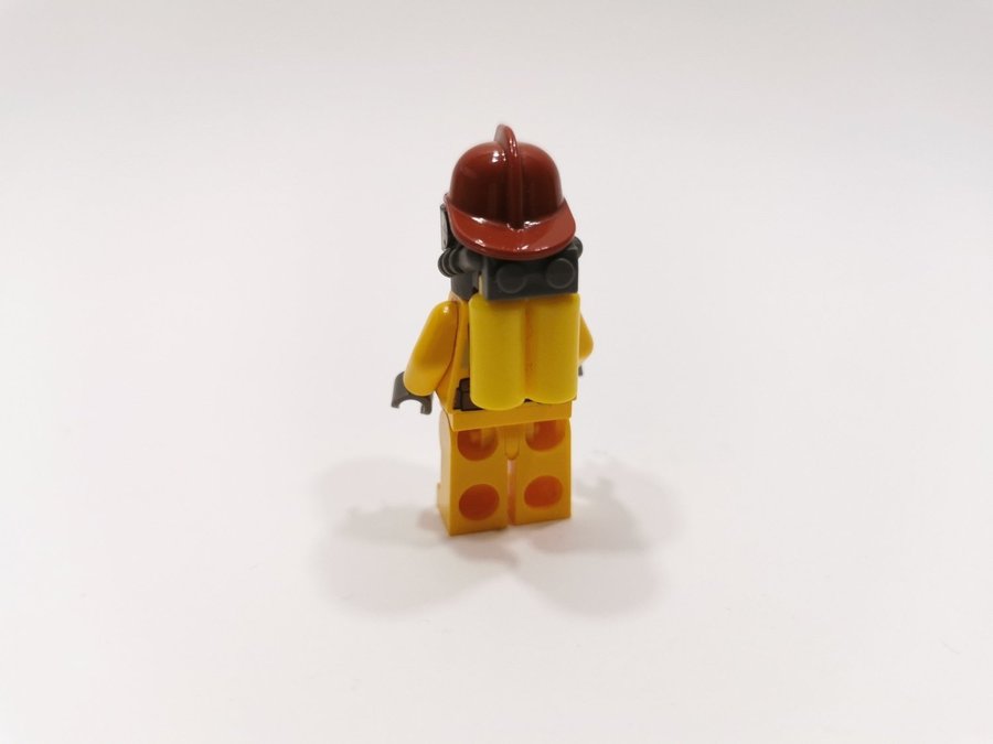 Lego - minifigur - city - brandman - rökdykare