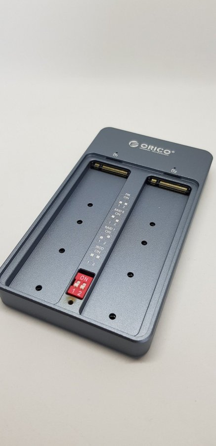 ORICO M2 NGFF Sata SSD Raid Enclosure 10Gbps