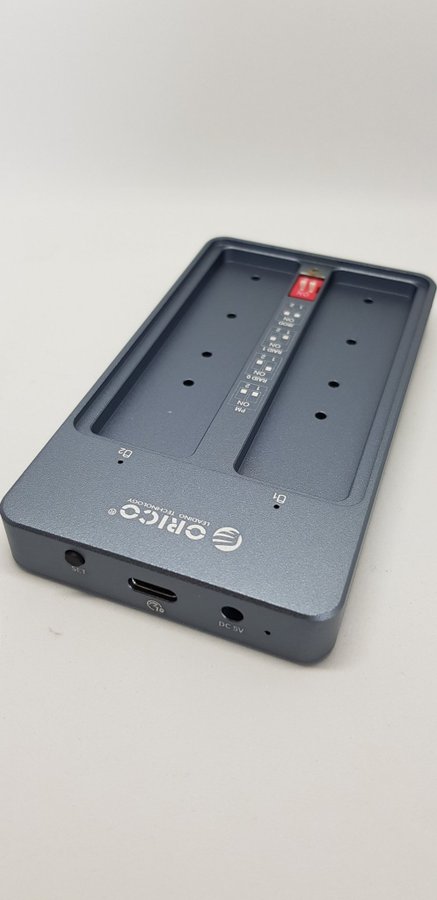 ORICO M2 NGFF Sata SSD Raid Enclosure 10Gbps