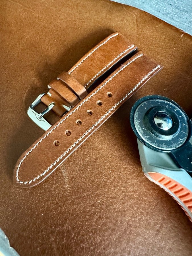 18mm genuine Leather strap