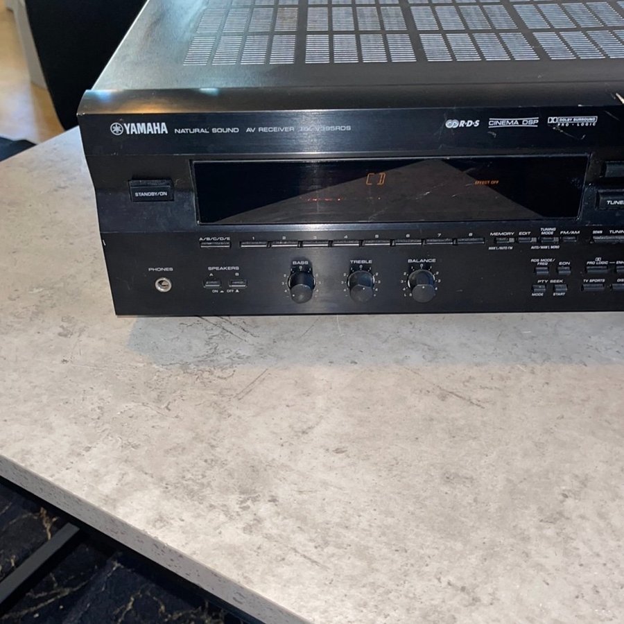 YAMAHA RECEIVER MODEL RX -V395RDS A+B 2X2+3 +1 SUBWOOFER