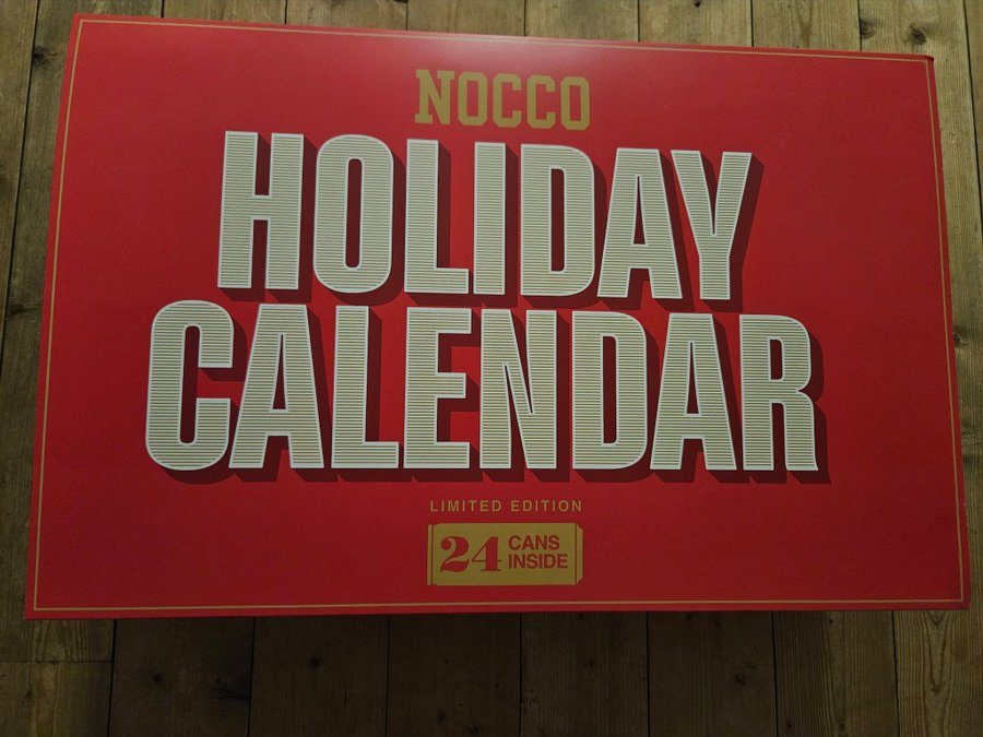 Nocco julkalender holiday calendar 2024