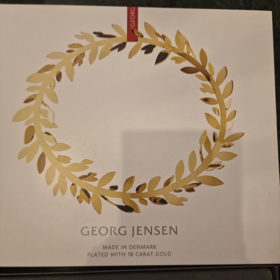 Helt ny Georg Jensen Julkrans förgyllt 2017