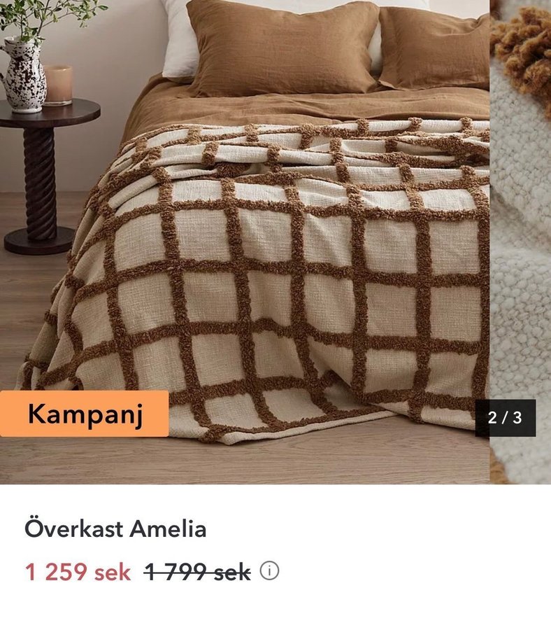 Överkast Amelia 150 /250