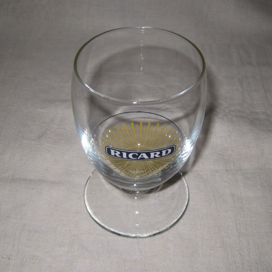 RICARD pastis ballong glas retro barglas **ovanligt samlarobjekt