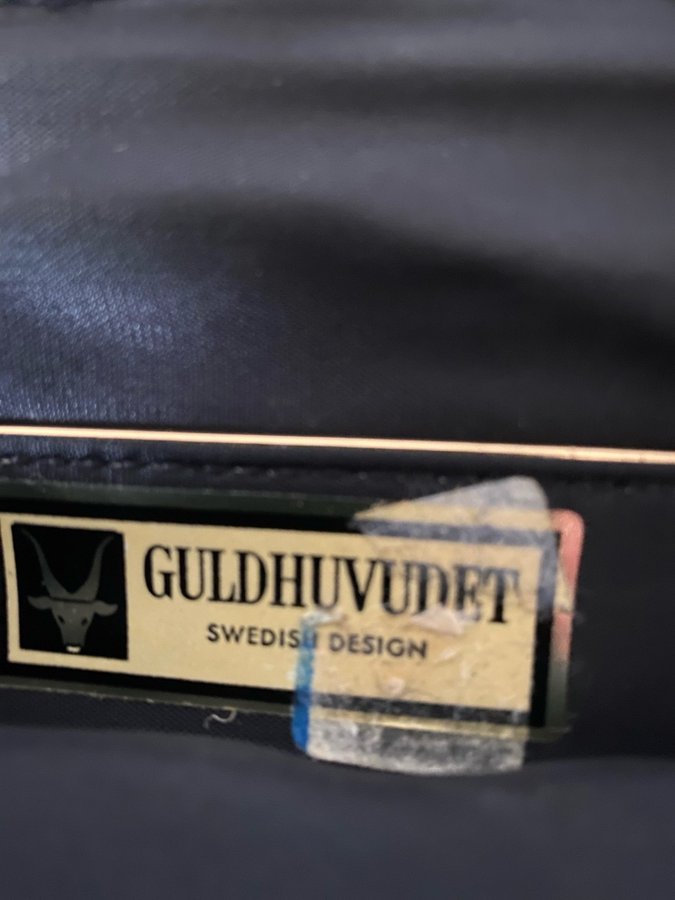 Retro Aftonväska Gulfhuvudet Swedish design